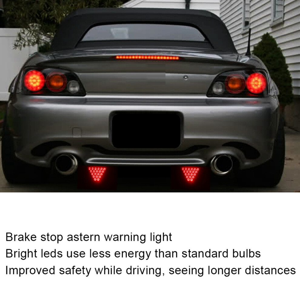 12V Led Universal Rear Lamp - Improve Vehicle Visibility Red 4971333834364