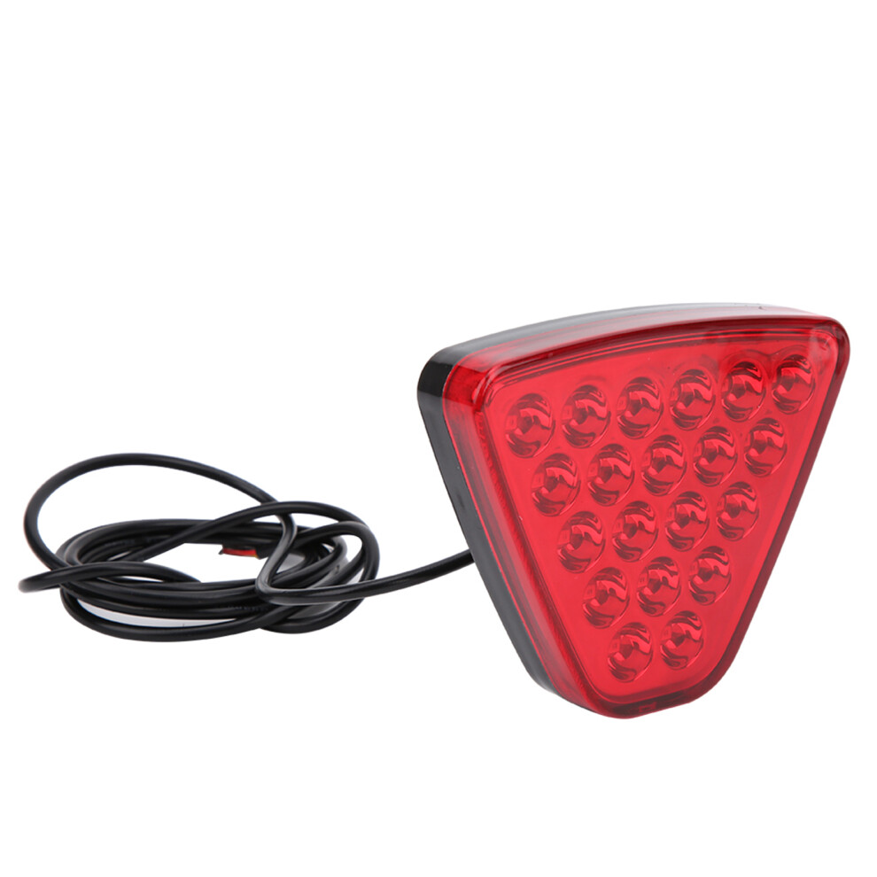 12V Auto Tail With 20 Leds Brake & Reverse Warning Lamp Flash Strobe Light/Red 8151333834359