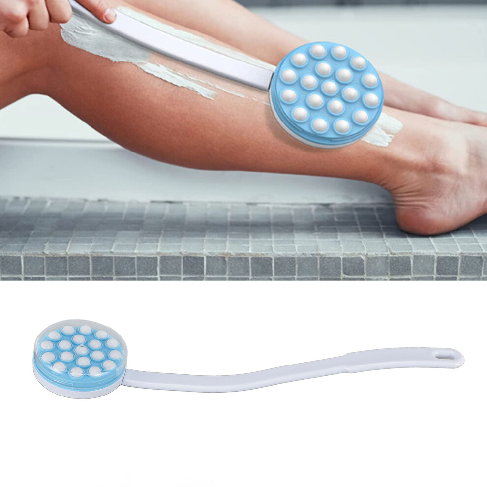 Back Lotion Applicator & Massager Long Handle 40.5cm Handheld Bath Brush