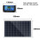 10W Polysilizium-Solarpanel-Set 330x200mm Schwarz 3