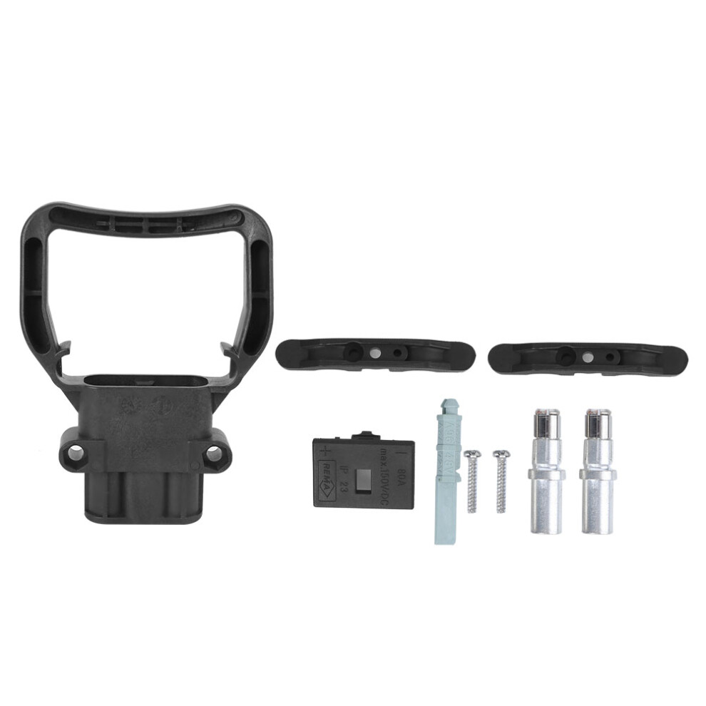 80A Dc150v Female Forklift Connector, Copper Contact, Nylon Insulation 7891333836274