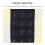12 Taschen hängender Organizer Typ D 37x73 cm Beige 4