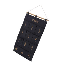 12 Taschen hängender Organizer Typ D 37x73 cm Beige