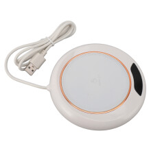 Elektrischer Kaffeewärmer mit 3 Temperatureinstellungen, Timer, USB-Stromversorgung, Automatischer Kaffeeheizer für Zuhause