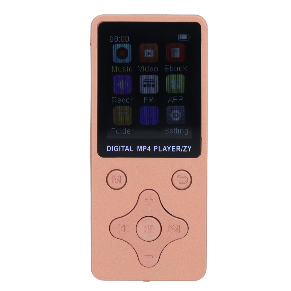 64Gb Bluetooth Mp3 Mp4 Player 1.8" Lcd Screen Lossless Sound Rose Gold 4131333837820