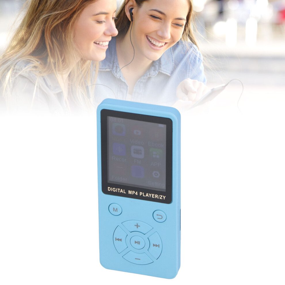 Portable Tooth Mp3 Mp4 Player 1.8" Color Screen 32Gb Blue 9461333837939