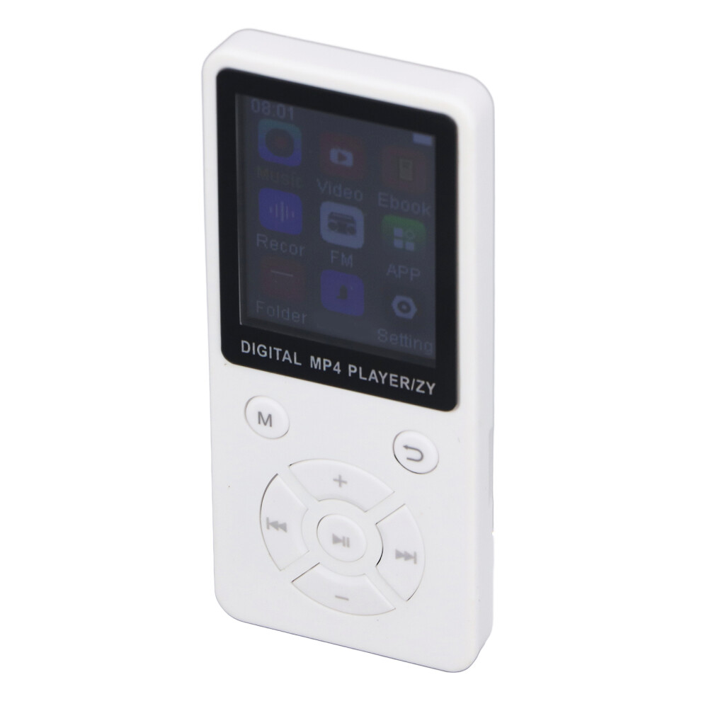 Portable Mp3 Mp4 Player With Bluetooth 1.8" Lcd Screen, 32Gb White 4951333838401