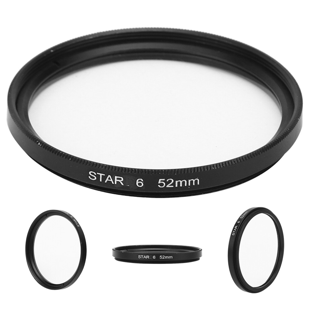 52Mm Star Lens Filter For Photography Sharp Image Enhancement Universal Fit 9491333840745