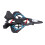 F22 azul RC planeador de espuma EPP 150mAh kit 11