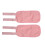 Wrap pour pack d'huile de ricin - 1 paire, velours réutilisable 2