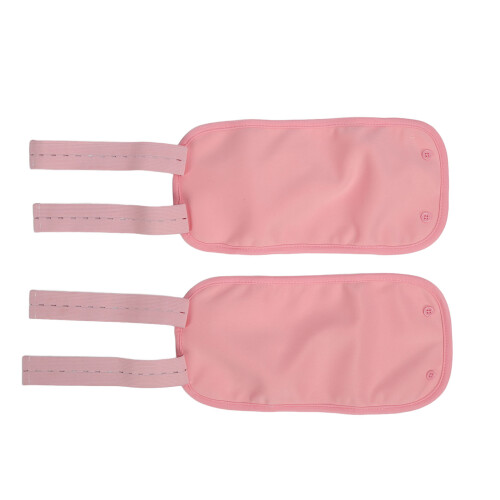 Wrap pour pack d'huile de ricin - 1 paire, velours réutilisable 1