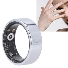 Anillo inteligente 20mAh+300mAh funda plateada 22.2mm ID