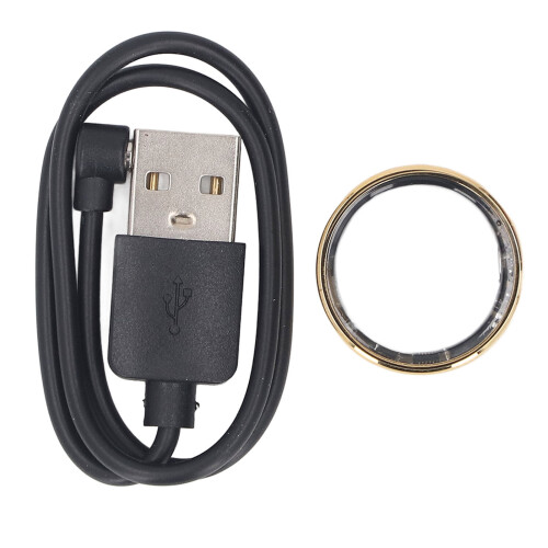 Bague intelligente dorée IP68, Capacité de 20 mAh, Taille 10 2