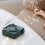 Vintage Green Bluetooth Speaker Turntable with Alarm Clock Function 7
