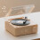 Platine vinyle enceinte Bluetooth rose pâle 1200 mAh 12