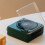 Vintage Green Bluetooth Speaker Turntable with Alarm Clock Function 6