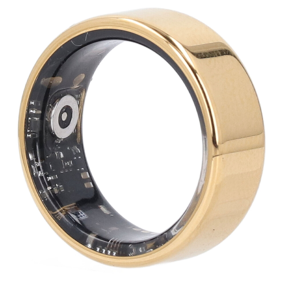 Smart Fitness Ring: Ip68 Remote Care Step Counter Calorie Tracker Gold 4241333844336