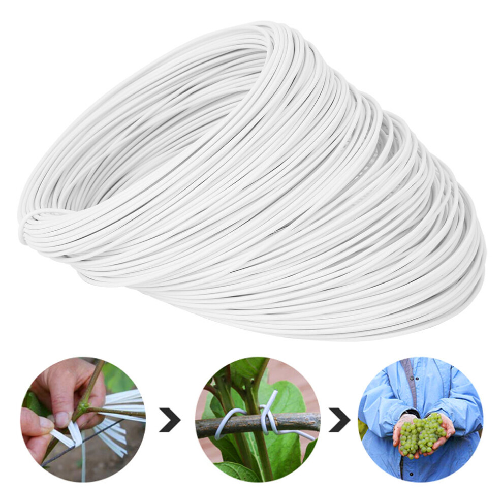 Galvanized Iron Wire Tie 0.55Mm White 100M For Garden, Crafts 8441333844381