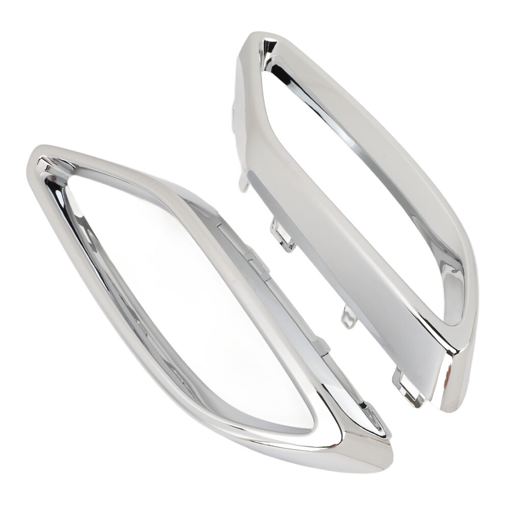 Pair Exhaust Tip Cover Trims Chrome For Benz ClaâClass C118 2020-2024 9421333847260