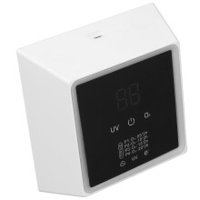 Negativ-Ionen-Luftreiniger 10000mAh 15x15x7cm Weiß