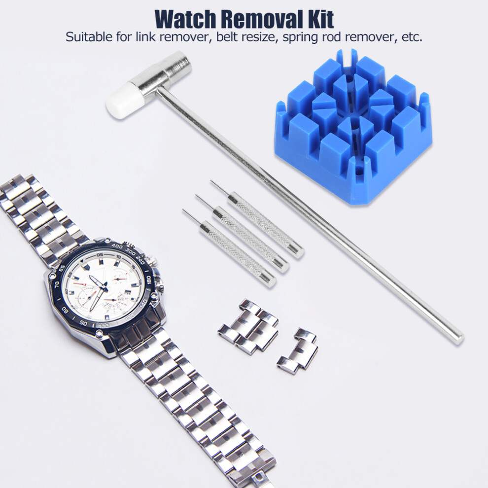 Comprehensive 6Pcs Watch Repair Set for Link & Band Adjustments-image-OPC-PJCKHFX-NEW
