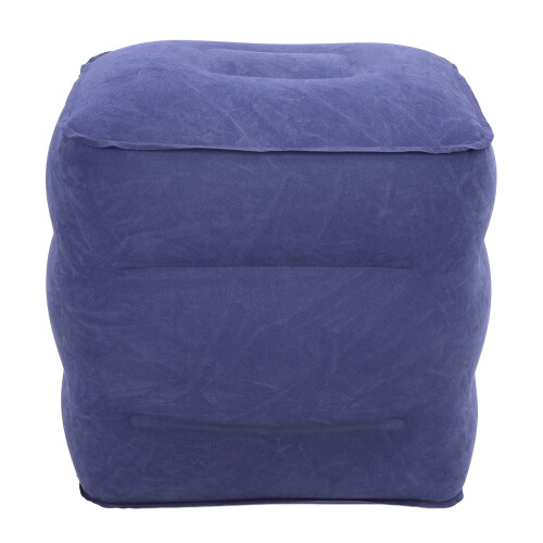 Repose-pieds gonflable - 40x30x42 cm, bleu 2
