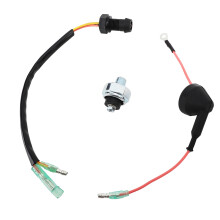 Öldrucksensor mit Anzeigeleuchte Motoröltemperatursensor für 9,9-15 PS Außenborder 65W‑85410‑01 62Y‑82504‑10 66M‑82127‑10