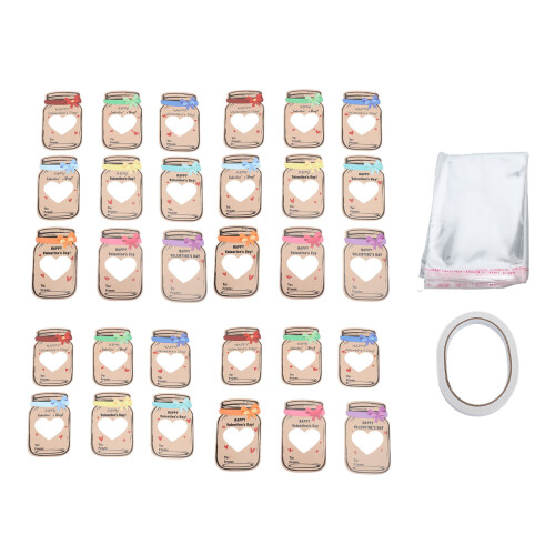 30 Stück Valentinstagskarten Stil B 12 x 7,6 cm 2
