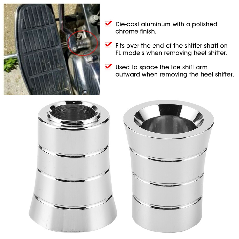 Cvo Heel Shift Eliminator For Fl Motorcycles Accessory Silver 8381333856260