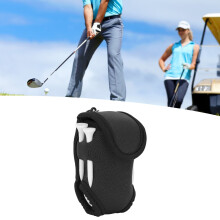 Golfball Gürteltasche aus Neopren Teeshalter Schwarz