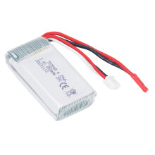 7,4V 850mAh Lithiumbatterie mit JST-Rotstecker Ersatz 703048 Lithiumbatterie für WLtoys V912 V262 V333 V353 BQ202 RC-Flugzeug