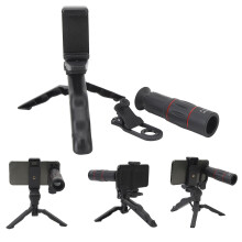 18X Monocular Telescope for Smartphone, 25mm Optical Lens, Bird Watching
