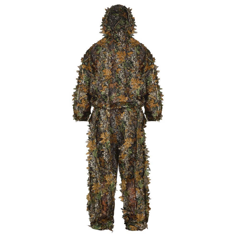 Men Kids 3D Leaf Camouflage Ghillie Suit Lightweight Breathable Camo