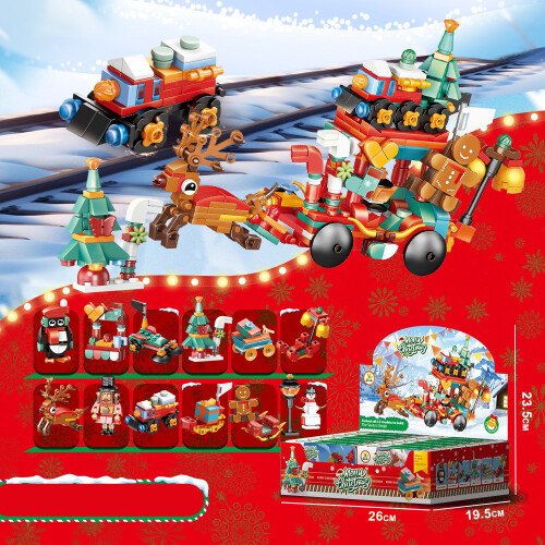 Weihnachtscountdown Blind Box Bausatz - aus Kunststoff 2