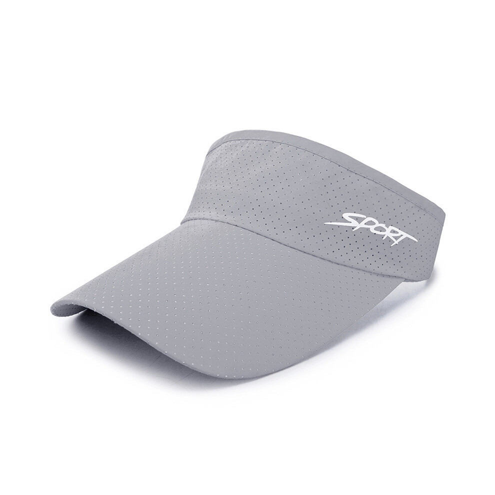 (Light Gray) Hat Summer Sports With Large Brim And Letter Decor For Outdoor Activities-image-OPC-PJCKPN2-NEW