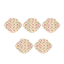 Set di 5 assorbenti riutilizzabili in tessuto di bambù 18x20 cm