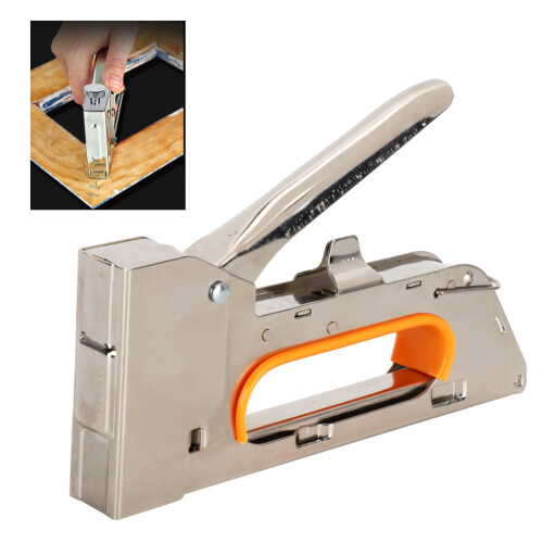 Manual Nailer Framing Stapler – Iron, Silver, 7.3cm & 17.5cm 2