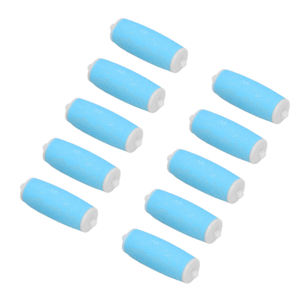 10pcs Roller Refill Heads for Wet Dry Electric Foot File - Blue
