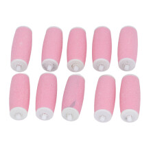 10 Stück rosa Ersatzrollenköpfe-Sandstein+ABS