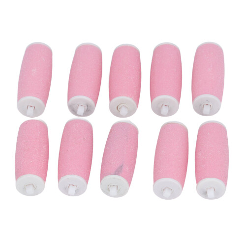 10 Stück rosa Ersatzrollenköpfe-Sandstein+ABS