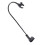 Supporto per asciugacapelli con morsetto, regolabile, nero 12