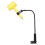 Supporto per asciugacapelli con morsetto, regolabile, nero 11