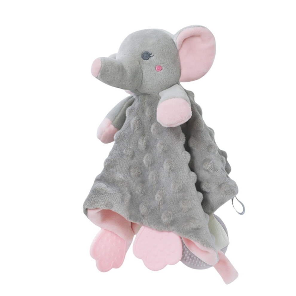 Cuddly Blanket Boy Soft Plush Toy Blanket, Unisex Baby Toy, Elephant Cuddle Blanket For Newborns Grey