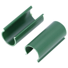 32 piezas de PVC Summer Clamp 61 mm clips verdes para tuberías