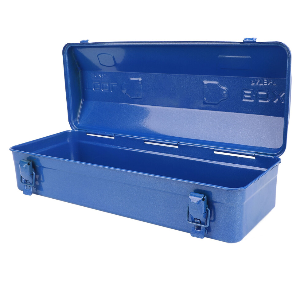 Blue Metal Toolbox 410 High Load Storage Organizer For Garage, Workshop, Car 8721333870178