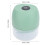 Mini hachoir à ail électrique de 250 ml, compact et vert 2