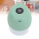 Mini hachoir à ail électrique de 250 ml, compact et vert 4