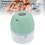 Mini hachoir à ail électrique de 250 ml, compact et vert 12