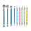 DIY Mandala Dotting Tool Set - 20pcs Brushes Stencils & Acrylic Tools 4