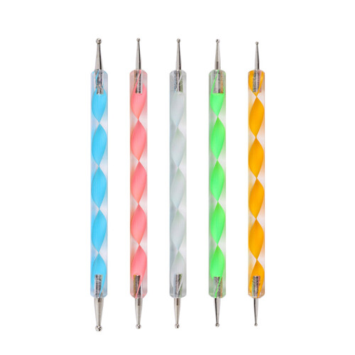 DIY Mandala Dotting Tool Set - 20pcs Brushes Stencils & Acrylic Tools